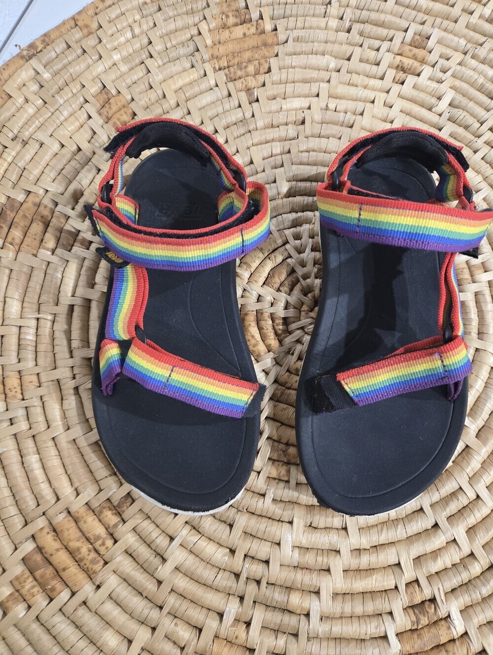 Teva Hurricane Rainbow Strappy Sandals